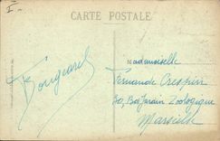 Vintage Postcard Arbre Peira Undermined Surroundings of Nice Interieur of the drill