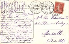 Vintage Postcard Tree Annecy Throats of Trusting the wood of the poet Lamartine