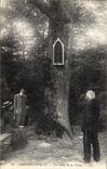 Vintage Postcard Contrexeville Tree the oak of the virgin