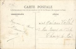 Vintage Postcard Tree Drill of Fontainebleau Siamese twins Road of the Thicket of the King