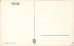 Vintage Postcard Flowers Dubrovnik Cactus