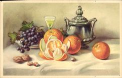 Vintage Postcard Oranges