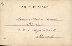 Vintage Postcard Fantasy Woman Between quotation marks