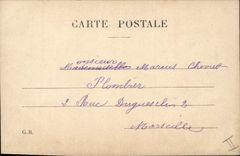 Vintage Postcard Fantasy Woman Comma