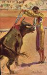 Vintage Postcard Bullfight Bullfight One by in lo Alto Saleri II