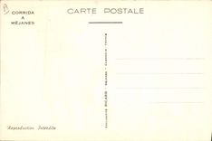 CPA Corrida Course de taureaux Une bonne pique