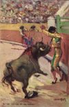 Vintage Postcard Bullfight Bullfight One by in mow tabias