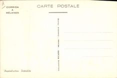 CPA Corrida Course de taureaux Une bonne pique