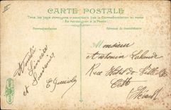 Postal Militaria Marineros la vida del marinero Centinela sobre la gama atrasado