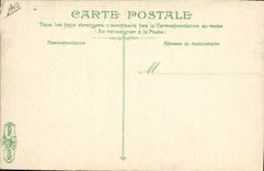 Postal Militaria Marineros la vida del marinero Escuela de fanionnage