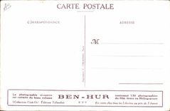 CPA Cinema Messala revele a Ben Hur l'orgueil dominateur de Rome