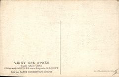CPA Cinema Vingt Ans Apres Alexandre Dumas Auguste Maquet Mousquetaires