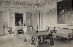 CPA Cinema Maison de retraite des artistes dramatiques a Pont aux Dames Couilly Grand salon du chateau 