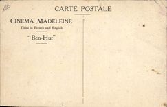 Vintage Postcard Cinema Scenes of galley in Ben Hur