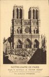 Vintage Postcard Cinema Notre Dame de Paris Victor Hugo