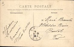 Vintage Postcard Cinema Lyon Room Branch