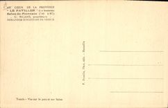 CPA Tennis Provence Le Pavillon Salon de Provence Ricard Vue sur le parc et sur le salon 