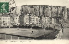 CPA Tennis Le Treport l'esplanade 