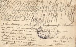 Postal Tenis Borbón Lancy Parque del balneario Juego de lawn tenis