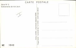 Modern Postcard Tennis Bjorn Borg Wimbledon