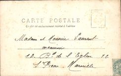 CPA Fantaisie Pierrot La peinture ? 