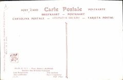 Postal Fantasia Pierrot Salón de 1913 de Paul Albert Laurens el que suspira