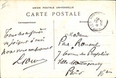 Vintage Postcard Arbre Montigny Lencoup Cedre plants by Bernard de Jussieu