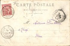 Vintage Postcard Tree Louvesc seven Fayars