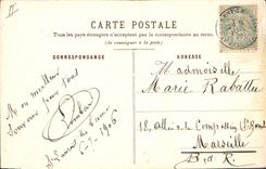 Vintage Postcard Fantasy Flowers Primulas of garden