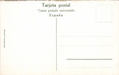Postal Corrida Curso de toros Corrida de Toros Arrastre del Toro Caballos Caballo