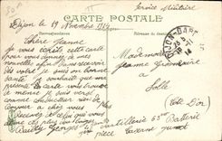 CPA Militaria Artillerie Le fourrage 