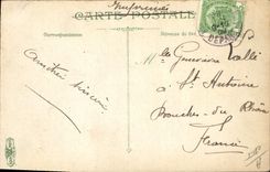 Vintage Postcard Militaria Infantry Musicians preparing for the concert Saxophone