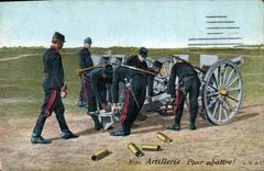 CPA Militaria Artillerie Pour abattre ! 