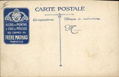 CPA Militaria Une bonne partie de cartes Frere Mathias Marseille 