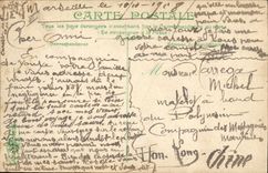 CPA Militaria La vie du marin Exercice de pointage 