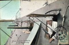 CPA Militaria La vie du marin Le maitre coq 