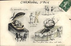 CPA Carnaval d'Aix Aix en Provence 