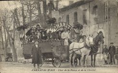 CPA Carnaval d'Aix Char de la Danse et de la Charite Aix en Provence 
