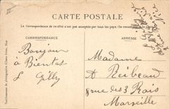 Vintage Postcard Carnaval of Nice 1909 Tank of the beautiful Miller Windmill