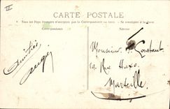 Vintage Postcard Carnaval of Aix Aix in Provence Velo Cycles