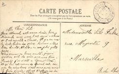 Postal Carnaval el Corso Su Majestad Volován dejada pasmado Bueyes Aix en Provence