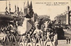 Vintage Postcard Carnival of Nice LIV