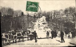 CPA Carnaval XXIII Thetis et Ocean divinites marines Aix en Provence 