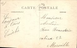 Vintage Postcard Carnival XXIII Thetis and Ocean marine divinities Aix in Provence