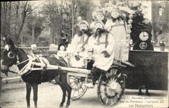 CPA Carnaval XX Les desequilibres Aix en Provence Horloge 