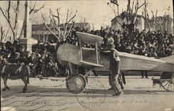 CPA Carnaval d'Aix en Provence 1922 Avion Aviation Ane Mule 