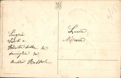 Vintage Postcard Fantasy Woman House