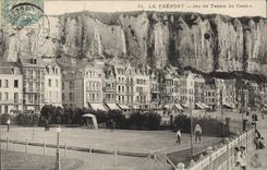 CPA Tennis Le Treport L'esplanade 