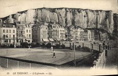 CPA Tennis Le Treport L'esplanade 