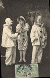 CPA Fantaisie Pierrot Pierrots 